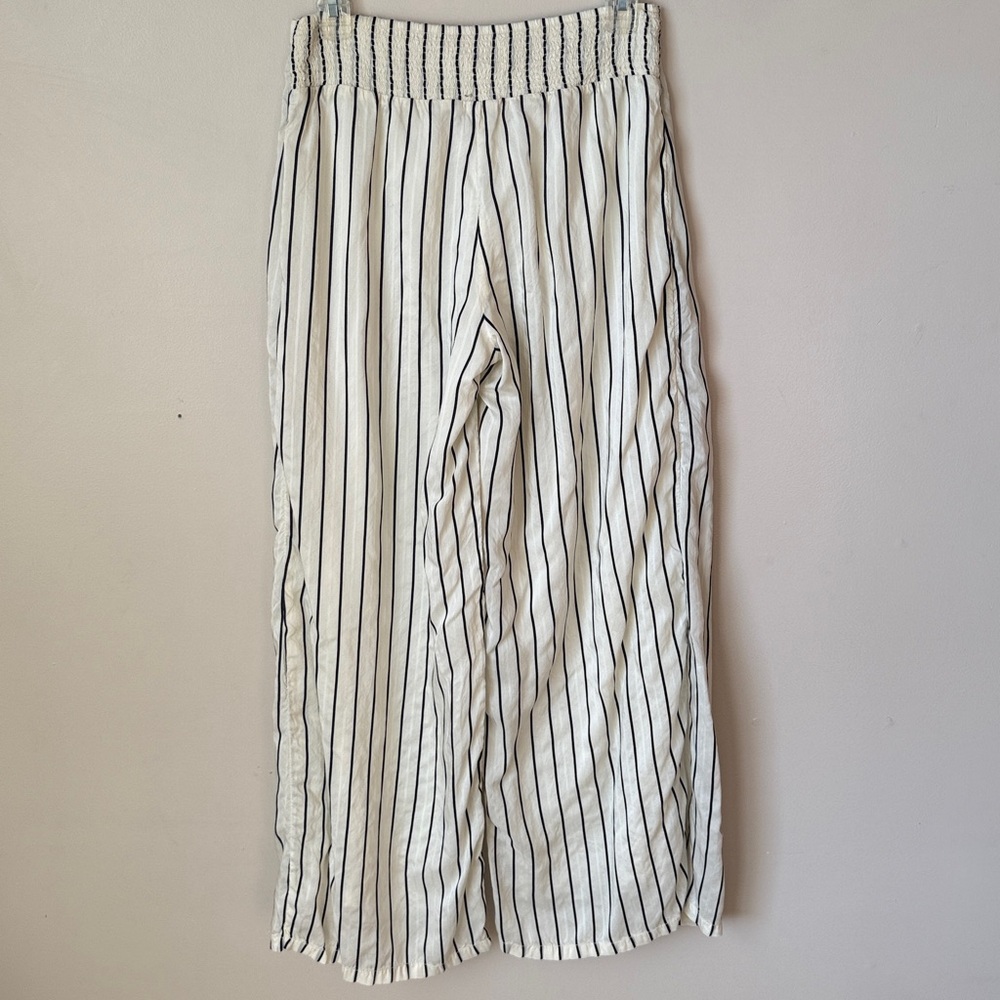Denim & Supply Ralph Lauren wide-leg striped wrap pants flowy Beachy Size Small - Picture 5 of 9